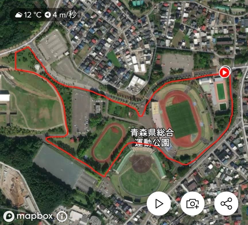 青森県総合運動公園コース